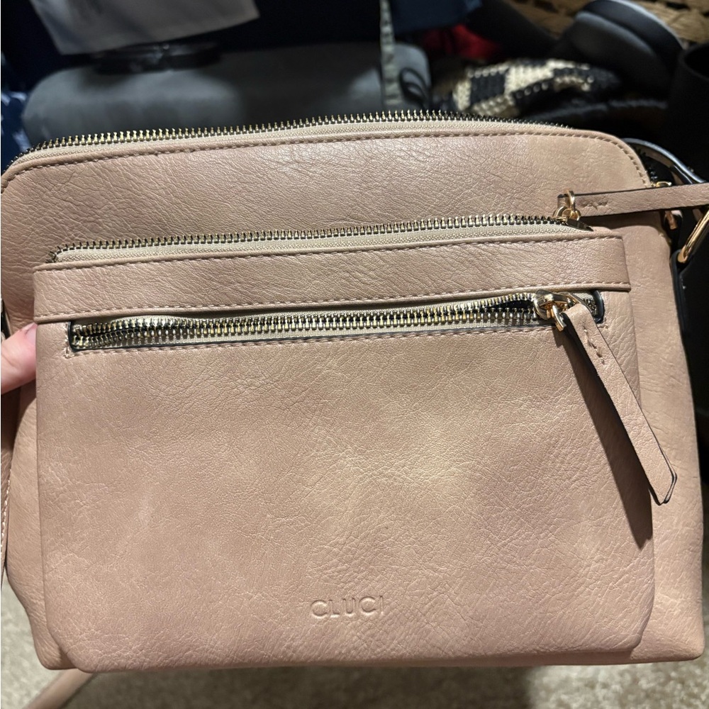 Chic CLUC Beige Crossbody Bag